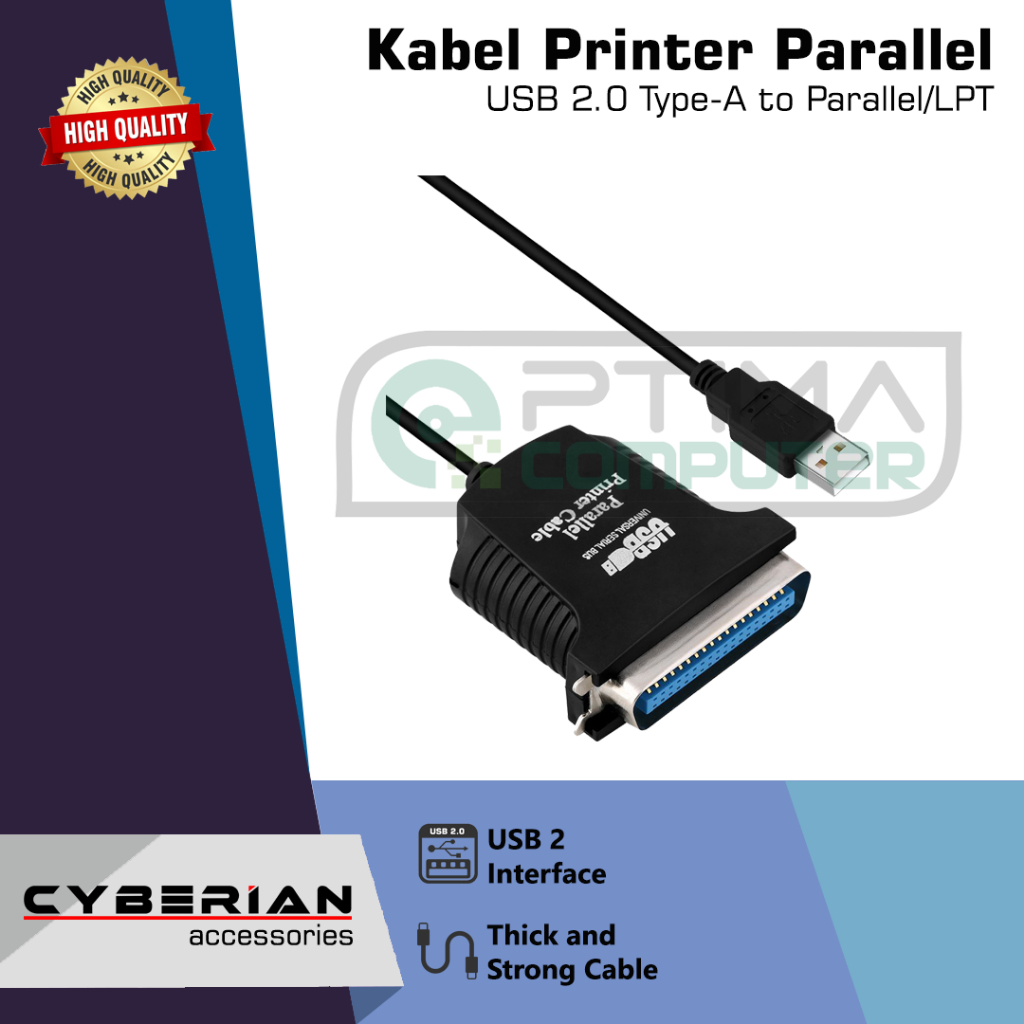 Jual Kabel USB 2 Printer Parallel (USB Type-A to Parallel) | Shopee ...