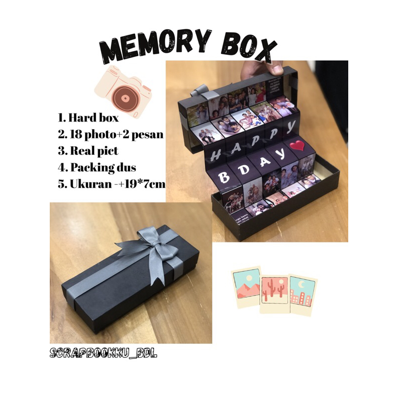 Jual MEMORY BOX - PHOTO BOX (HARD COVER) | Shopee Indonesia