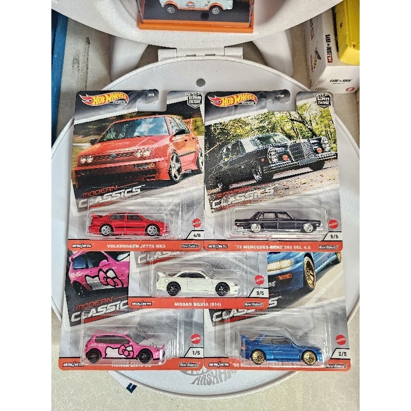 Hot Wheels Modern Classics Honda Civic EG Pink Hello Kitty Lotto 10 Pezzi