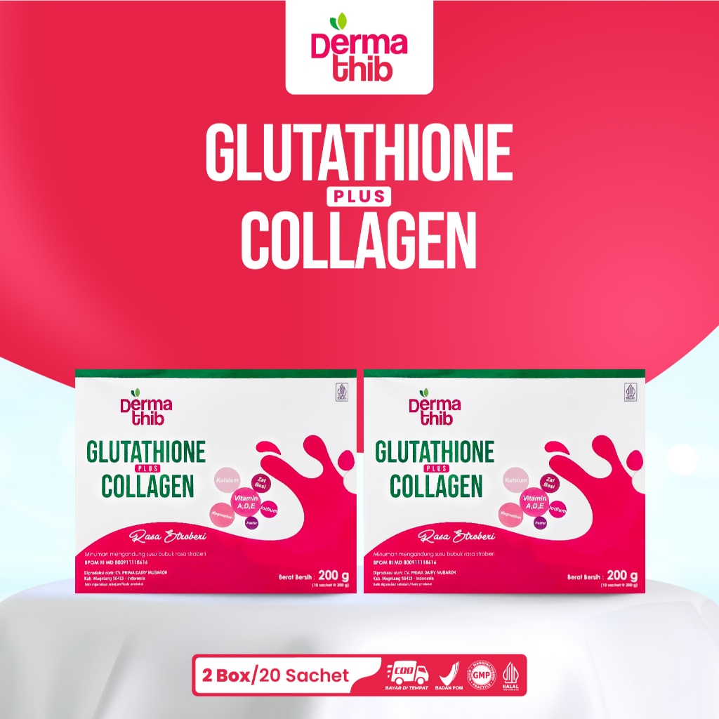 glutathione plus collagen Jual DERMATHIB - Collagen Plus Glutation - Minuman Kolagen dan Glutathione