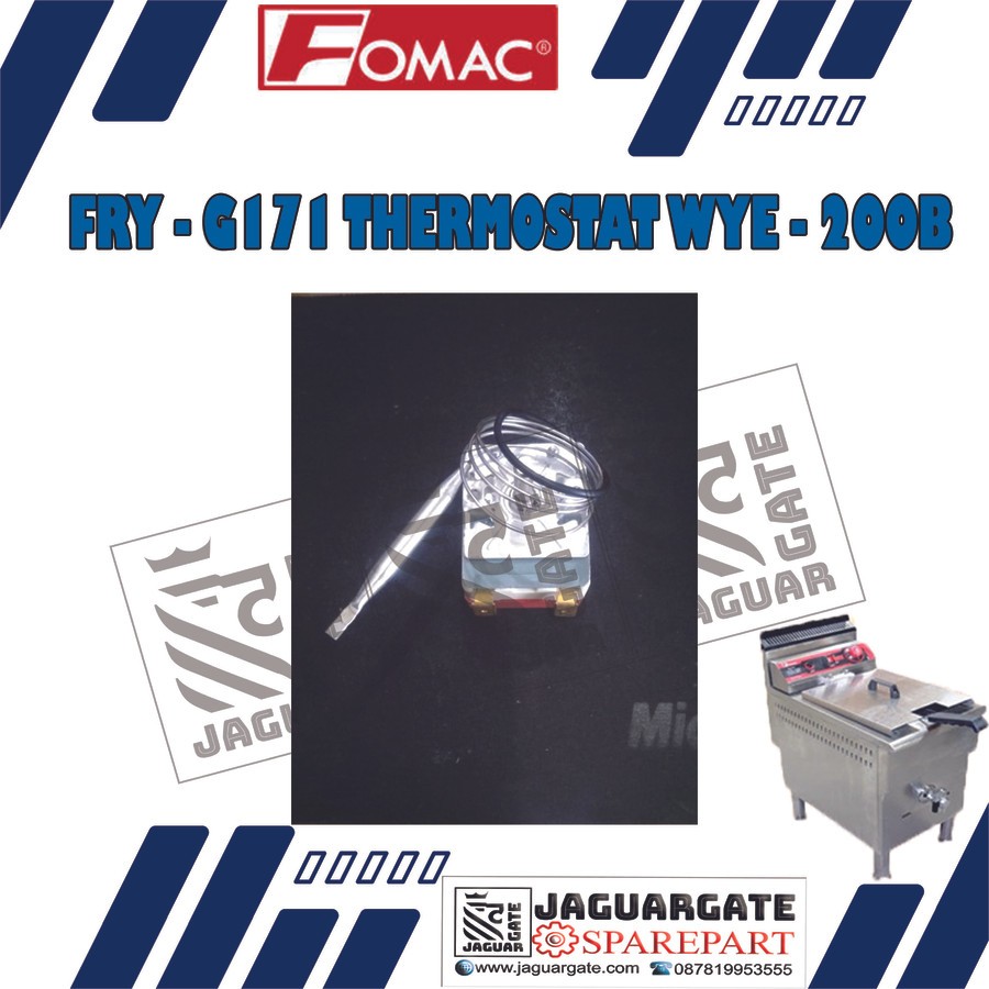 Jual FRY-G171 Sparepart Thermostat WYE-200B Deep Fryer Fomac | Shopee ...