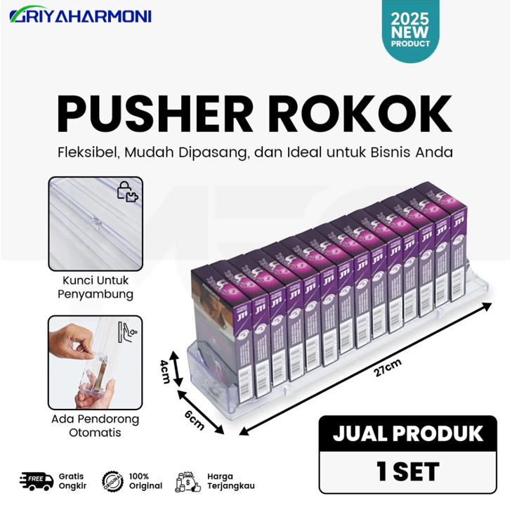 Jual 1 Set Pusher Rokok / Tempat Rokok / Rak Rokok Akrilik | Shopee ...