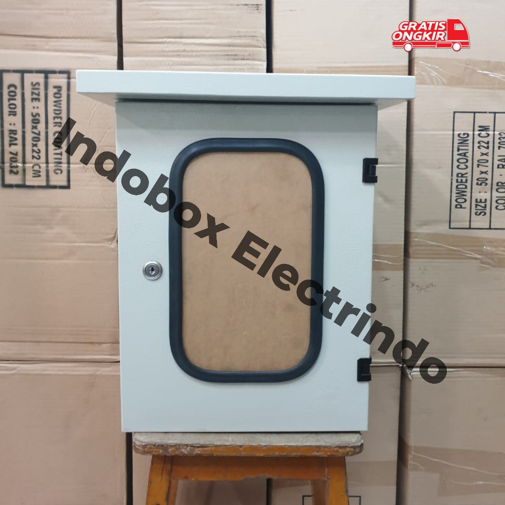 Jual Box Panel Double Pintu Outdoor 40x50x25 cm Plat 1.2mm Cat Powder ...