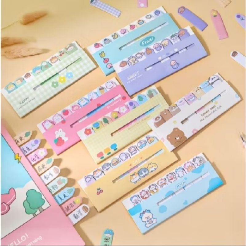 Jual Sticky Notes / Memo / Stick Marker / Pembatas Buku / Sticker ...