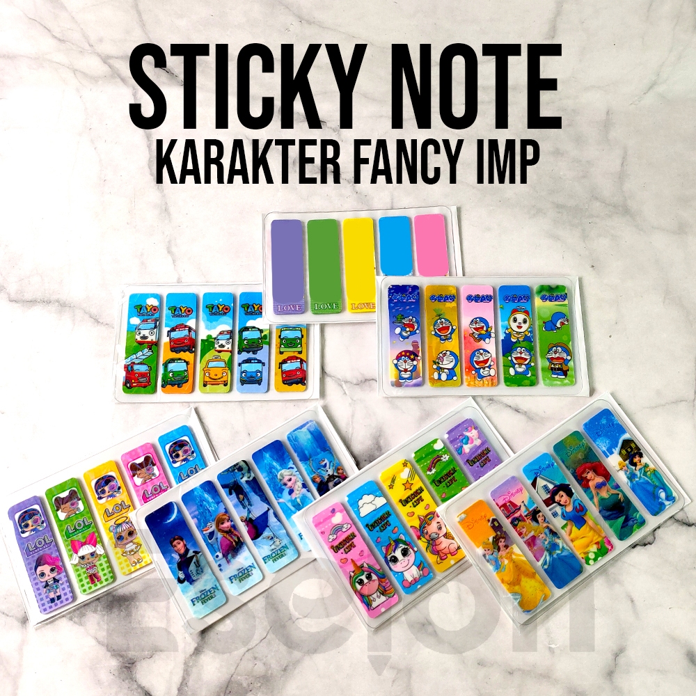 Jual 1set 90pcs Stick notes fancy HOLOGRAM / sticky notes / pembatas ...