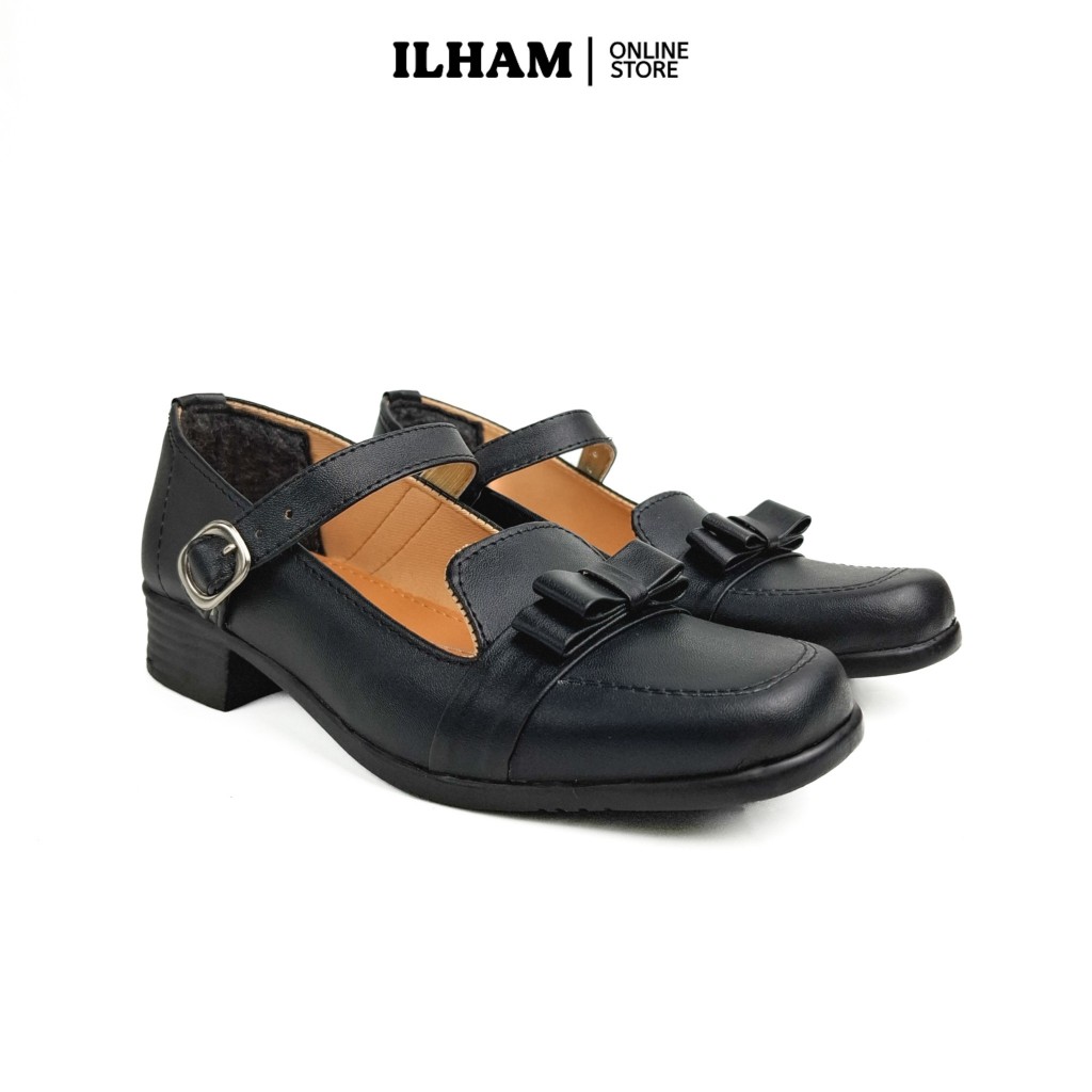 Kickers KH03 Sepatu Wanita Pantofel Paskibra Sekolah Hak 3cm Size 37-41