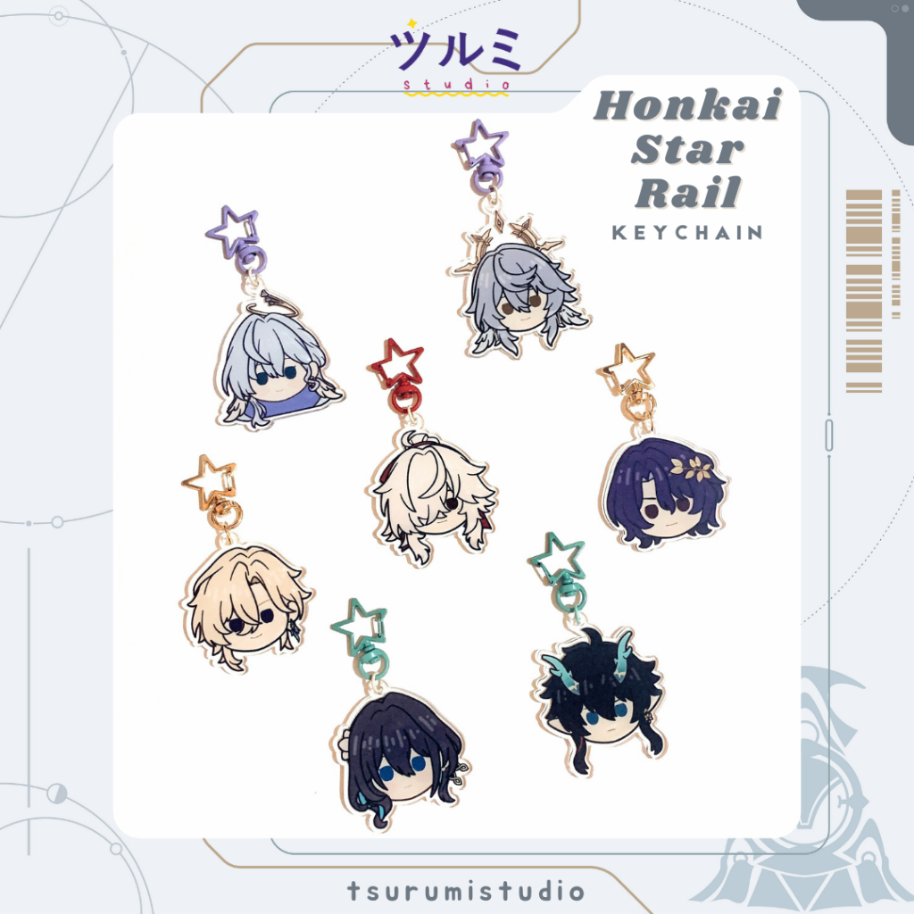 Jual HSR Honkai Star Rail Acrylic Keychain / Gantungan Kunci Akrilik by ...