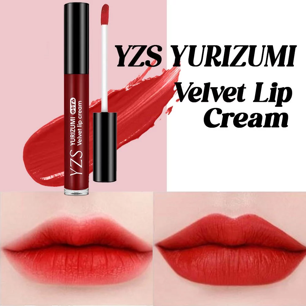 Lip Cream Glow YZS  Velvet Dreamy Matte Lip Cream Pemerah Bibir Gelap Tahan Lama 15g | AutoStock