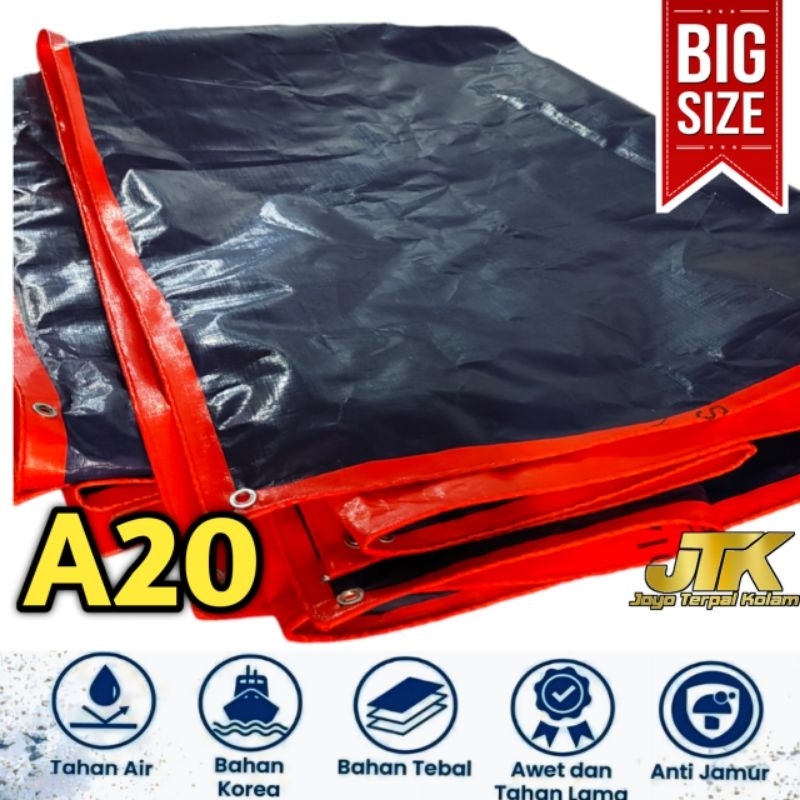 Jual terpal custom persegi BEST QUALITY A20 SUPER tahan panas matahari ...