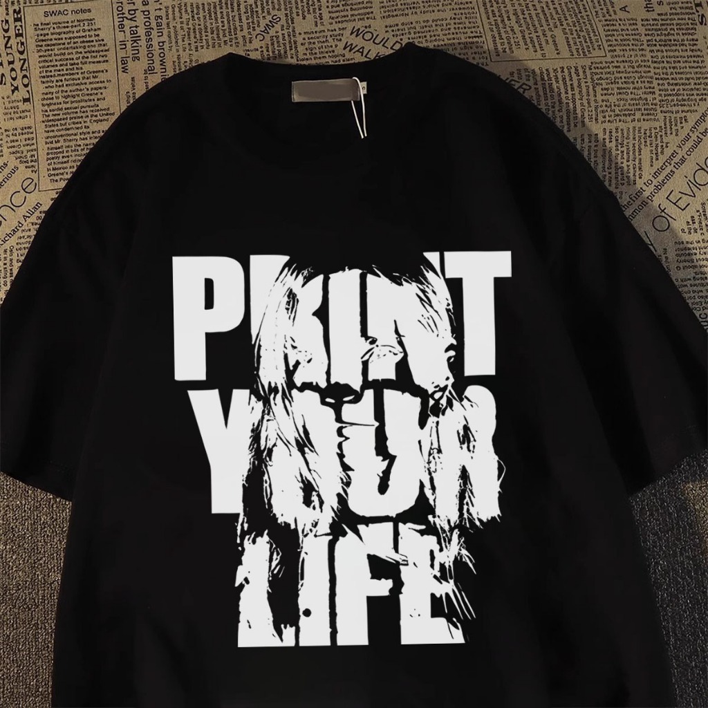 T Zone Kita Indonesia Print Kaos Pria