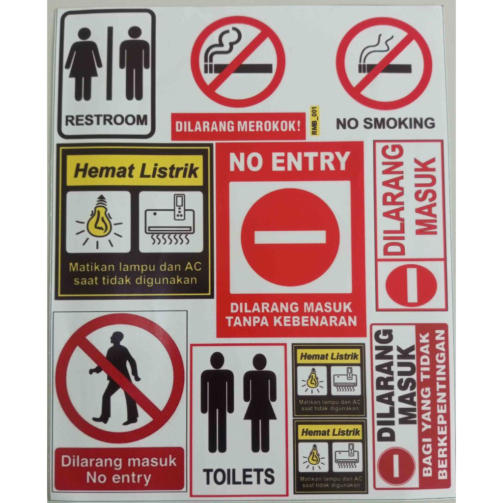 Jual Stiker Pack RAMBU-RAMBU Racing Motor Vinyl Waterproof anti air ...