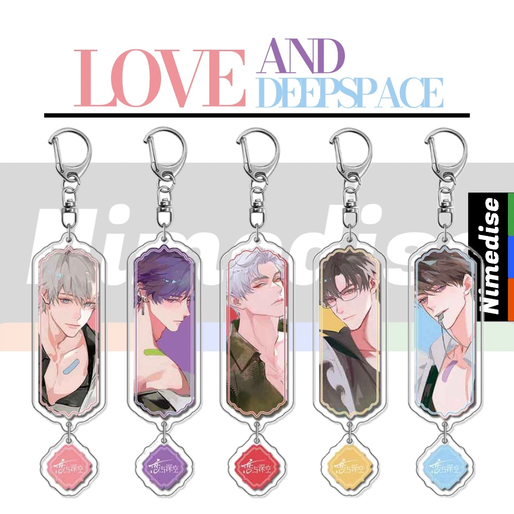 Jual Gantungan Kunci Love and Deepspace Caleb Akrilik Transparan ...
