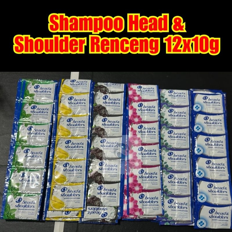 Jual Shampoo head and shoulder renceng 12x10g | Shopee Indonesia