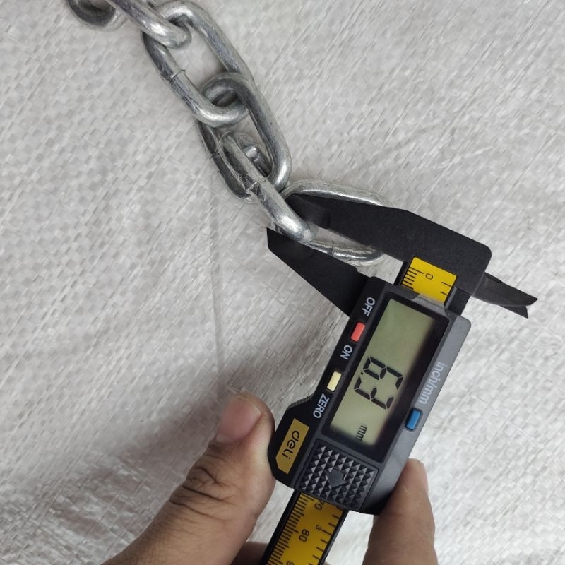 Jual Rantai Kapal Rante gembok pagar besi galvanis tebal dan kuat 3 mm ...