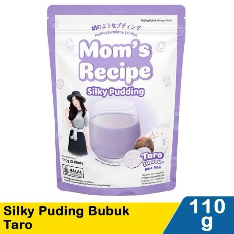 Jual SILKY PUDDING RASA TARO POUCH 110 GR - MOM'S RECIPE | Shopee Indonesia