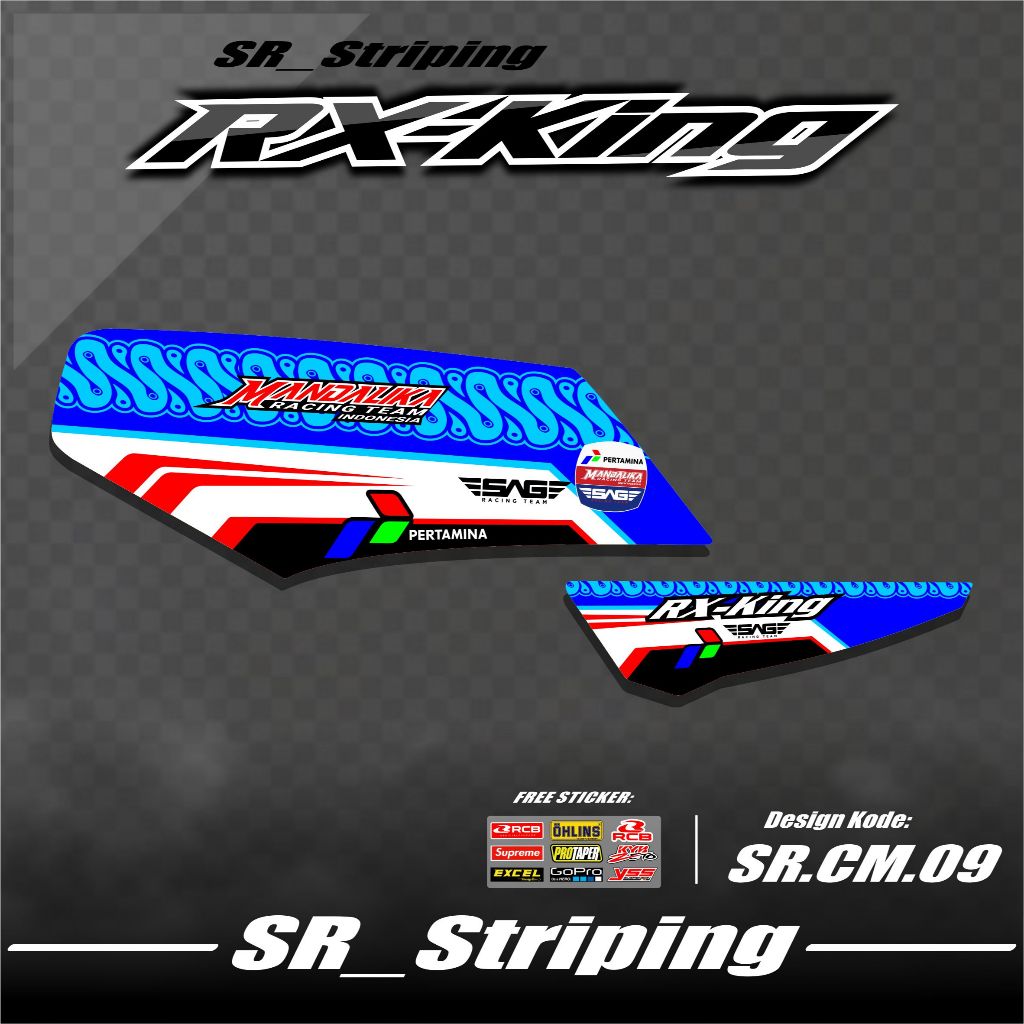 Jual Striping Sticker RX KING Variasi / Stiker RX KING / Variasi Yamaha ...