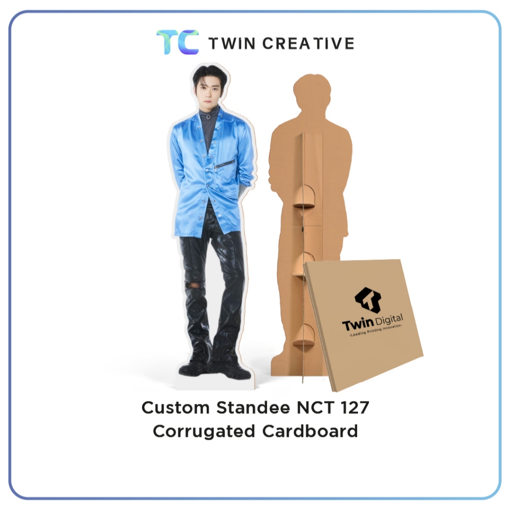 Jual Custom Human Standee Figure Idol Real Size Corrugated Free Box ...