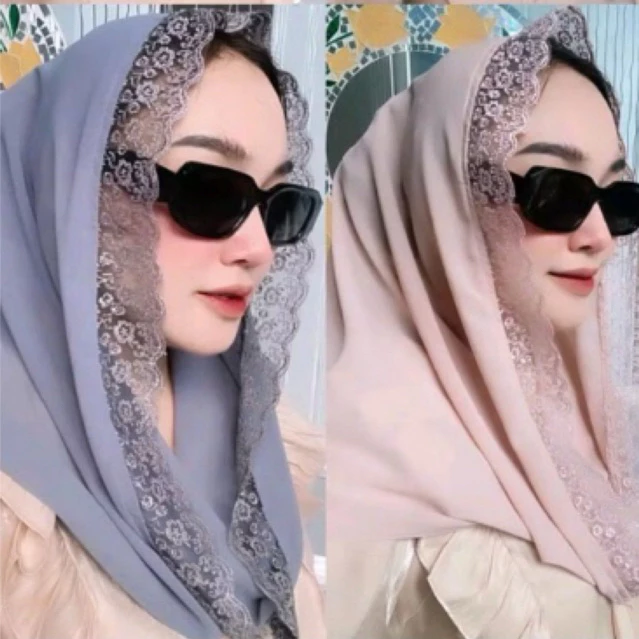 Detail Hijab Ceruty Renda