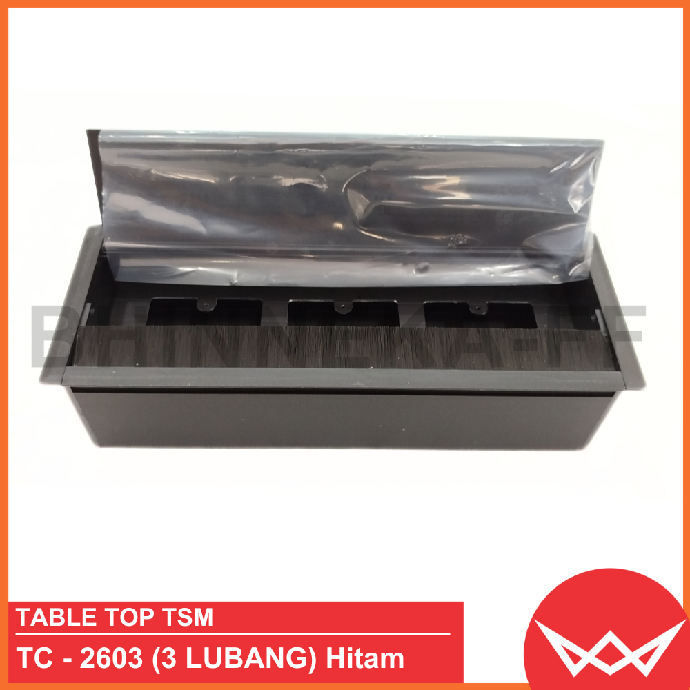 Jual Stop Kontak Meja / Table Top TSM TC-2603 Hitam 3 Lubang | Shopee ...