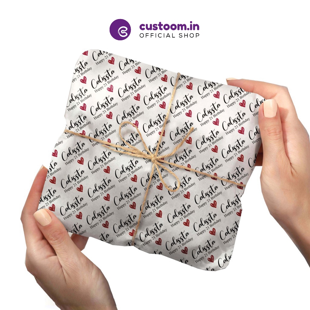 Jual Custom Kertas Kado #Teks - (4 Lembar Ukuran A3+ 32x48,5 cm ...