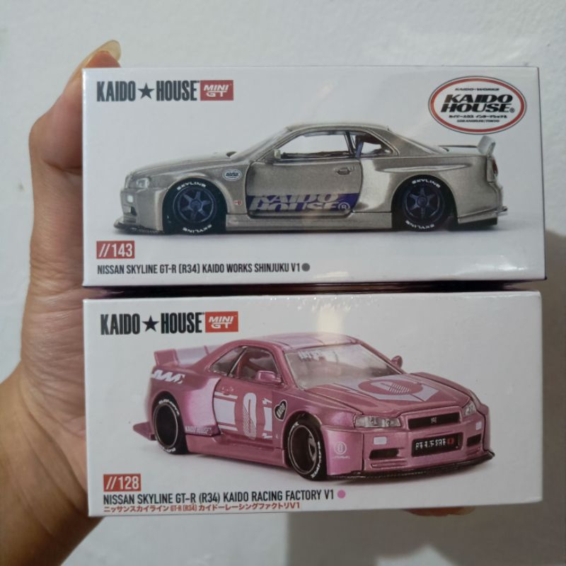 Jual [SEALED] KAIDO HOUSE MINI GT R34 PINK & R34 SHINJUKU | Shopee ...