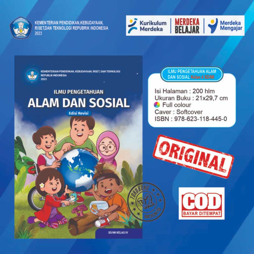 Jual Buku Ilmu pengetahuan alam dan sosial edisi revisi kelas 4 SD/MI ...