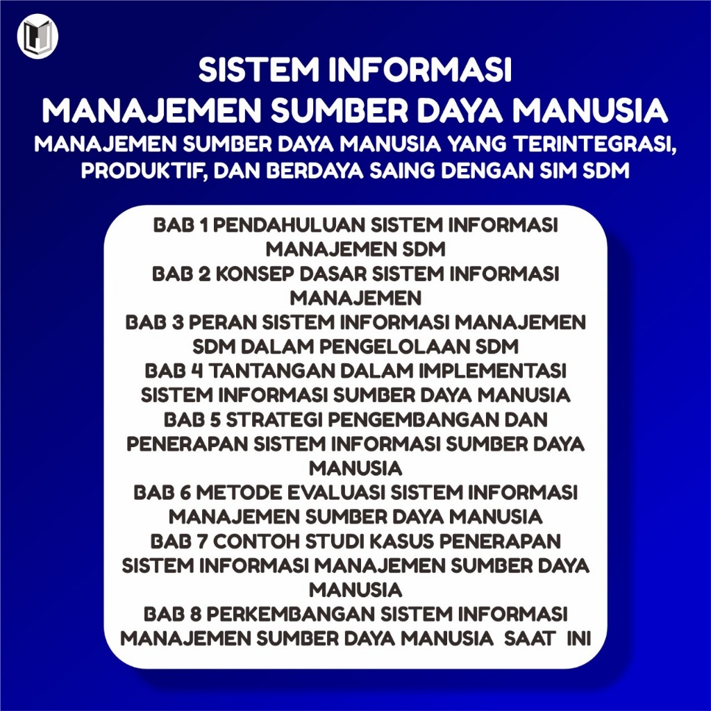 Jual SISTEM INFORMASI MANAJEMEN SUMBER DAYA MANUSIA MANAJEMEN SUMBER ...