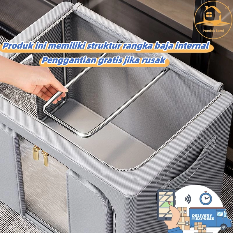Box Baju Oxford Tahan Air Lipat Hemat Ruang