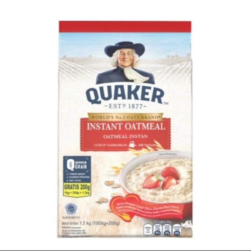 Jual Quaker Instan 1,2 kg Merah | Shopee Indonesia