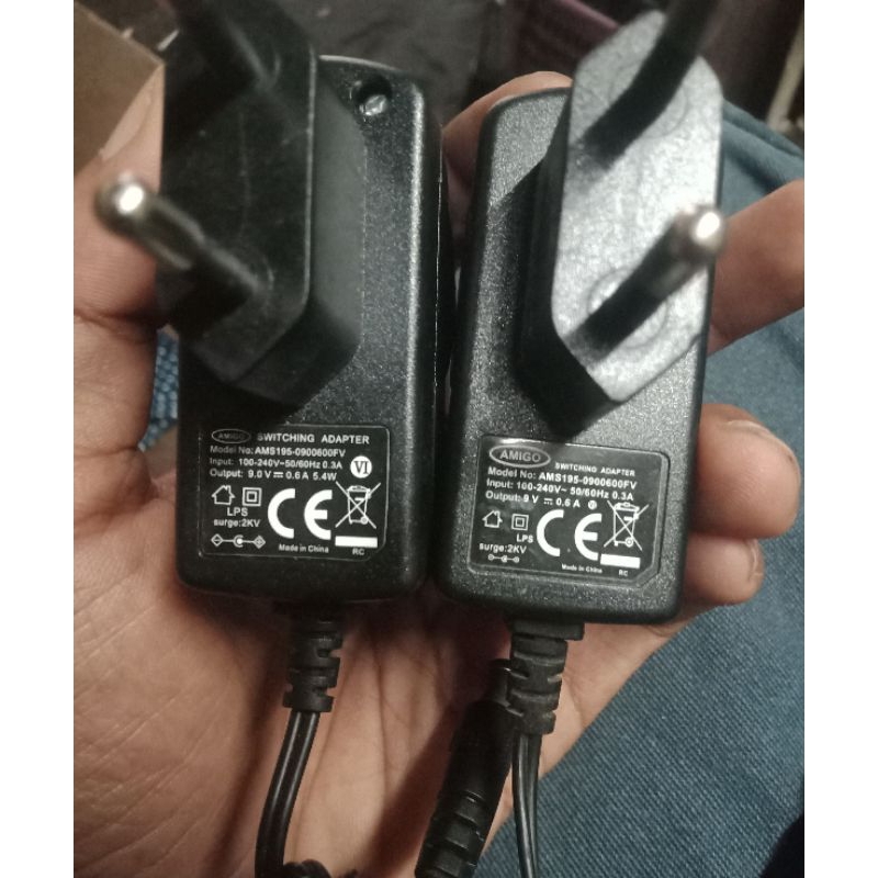 Jual Adaptor Amigo 9volt 0,6 buat router | Shopee Indonesia