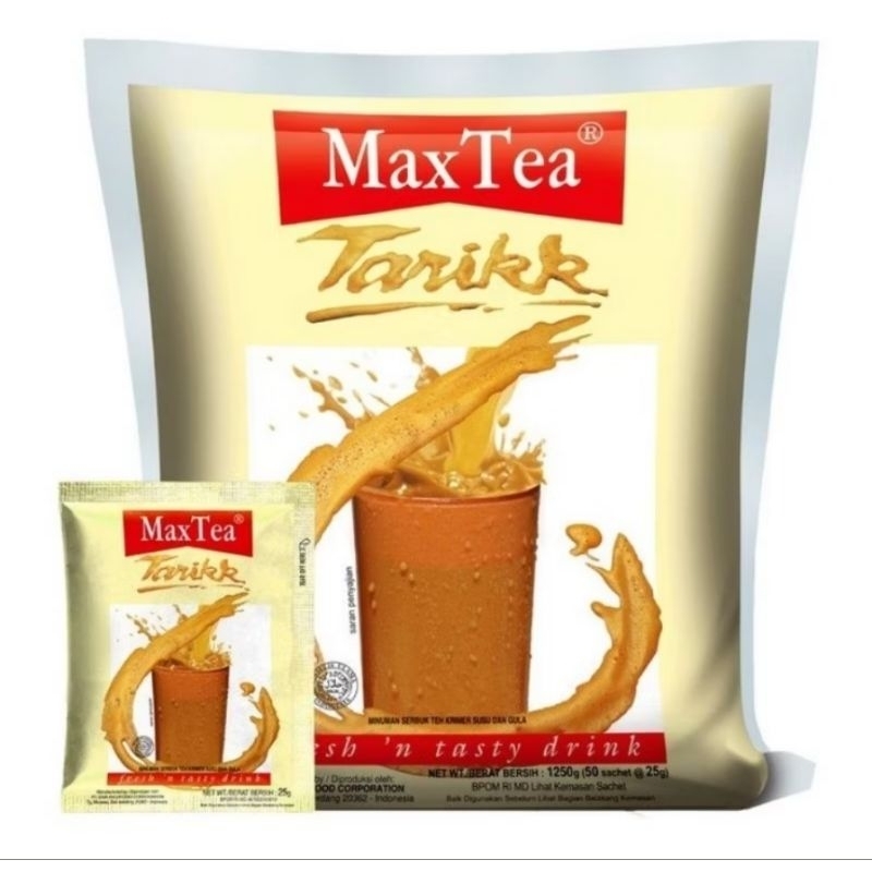 Jual MAX TEA TARIKK RENCENG PACK (50X25g) | Shopee Indonesia