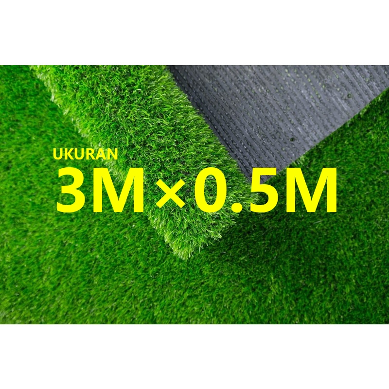 Jual RUMPUT SINTETIS UKURAN 3X0.5 METER PILIHAN TERBAIK BUAT TAMAN ...