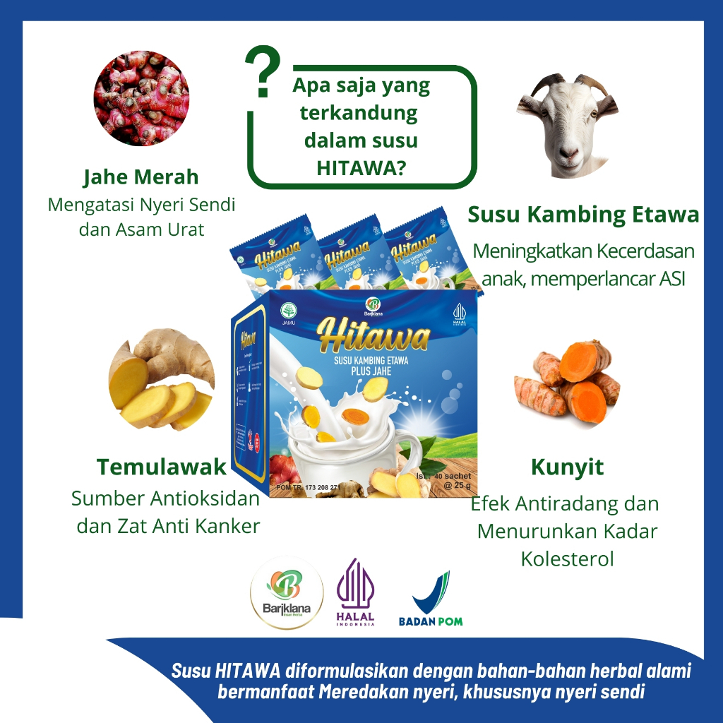 Jual Hitawa 1kg Susu Kambing Etawa Herbal – Jahe Temulawak Kunyit ...