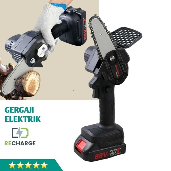 Jual Mesin Gergaji Listrik Mini Cordless 24V Tanpa Kabel Rechargeable ...
