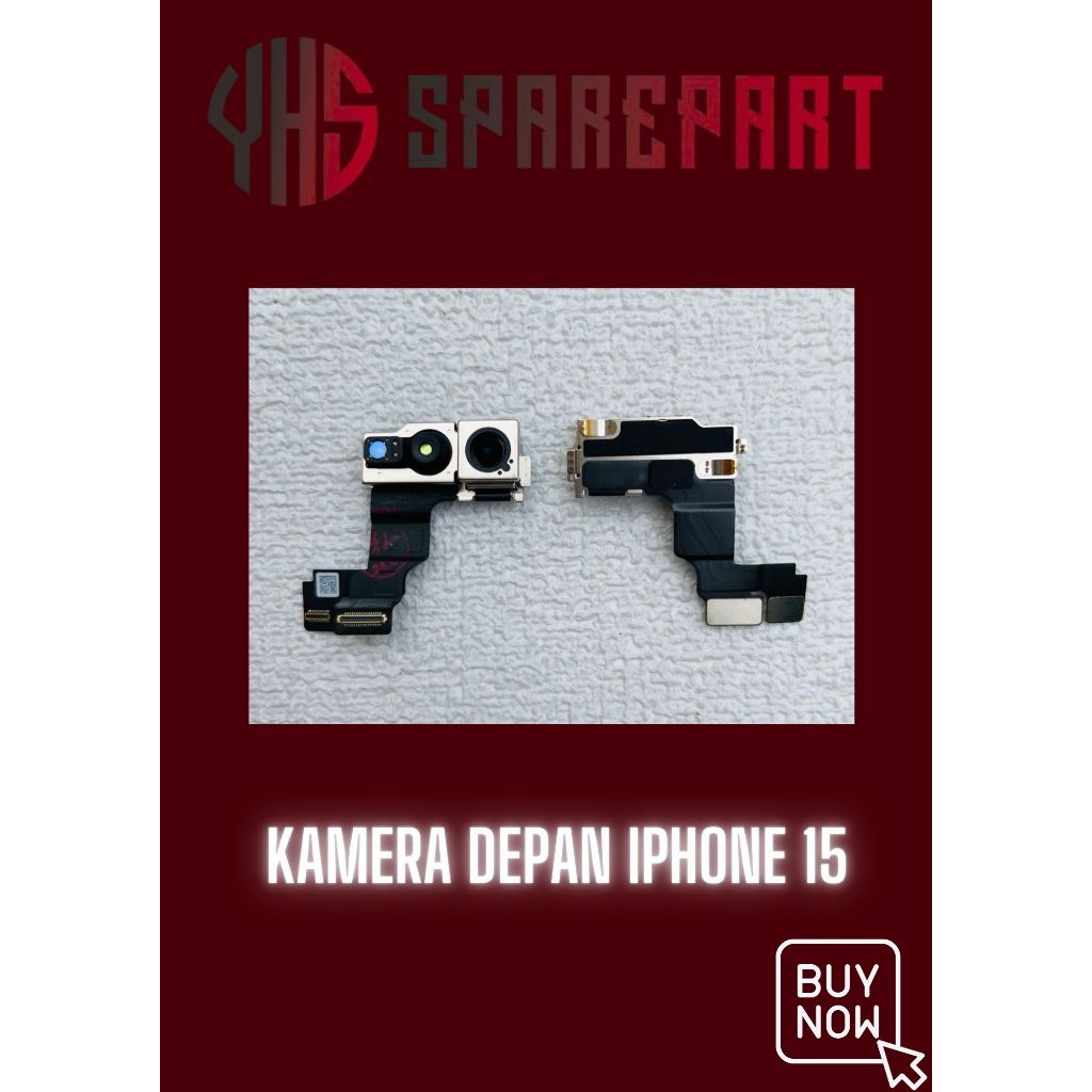 Jual FLEXIBLE KAMERA DEPAN 15/15PLUS/15 PRO/15 PRO MAX ORI COPOTAN ...