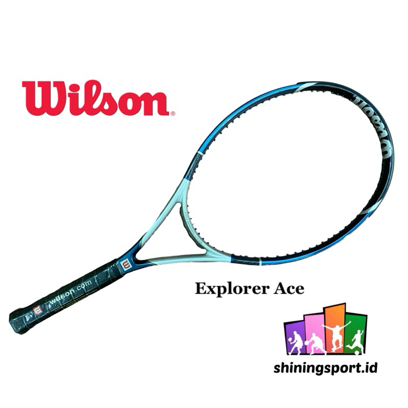 Jual Raket Tennis Wilson Explorer Ace (+ FREE GRIP & COVER) | Shopee ...