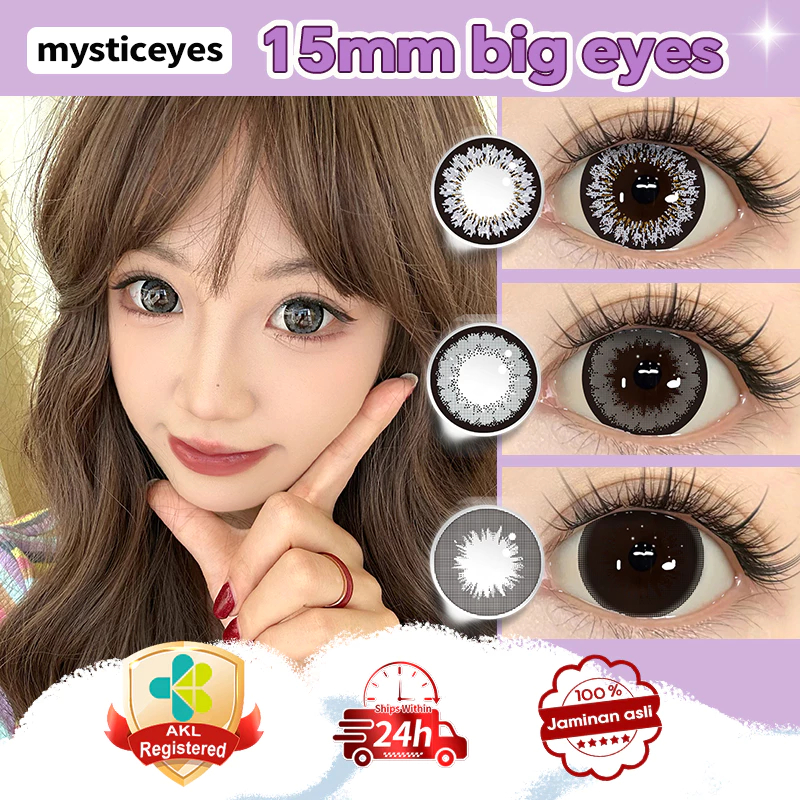 Jual SOFTLENS MYSTICEYES Normal SPOTLIGHT SERIES 15.0 MM | Shopee Indonesia