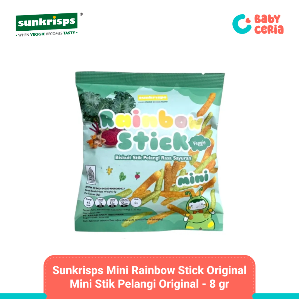 Jual Sunkrisps Mini Rainbow Stick Original | Mini Stik Pelangi Original ...