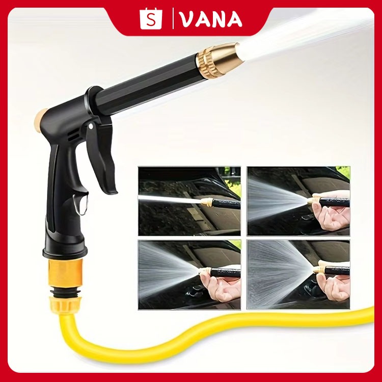 Portable Pistol Air Tekanan Tinggi untuk Membersihkan Mesin Cuci Mobil Taman Selang Penyiraman Nozzle Sprinkler Busa Pistol Air