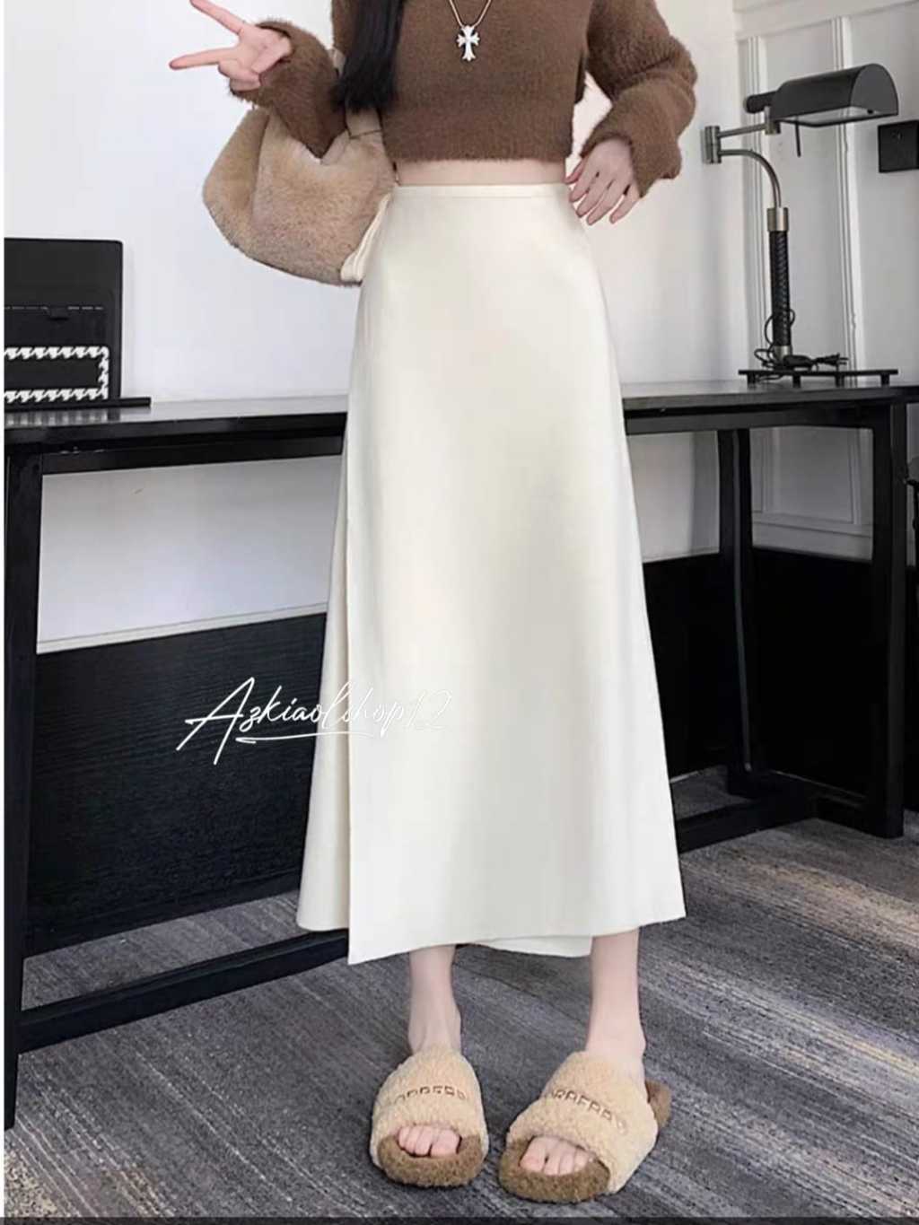 Jual rok hitam rok wanita kekinian style korean | Shopee Indonesia