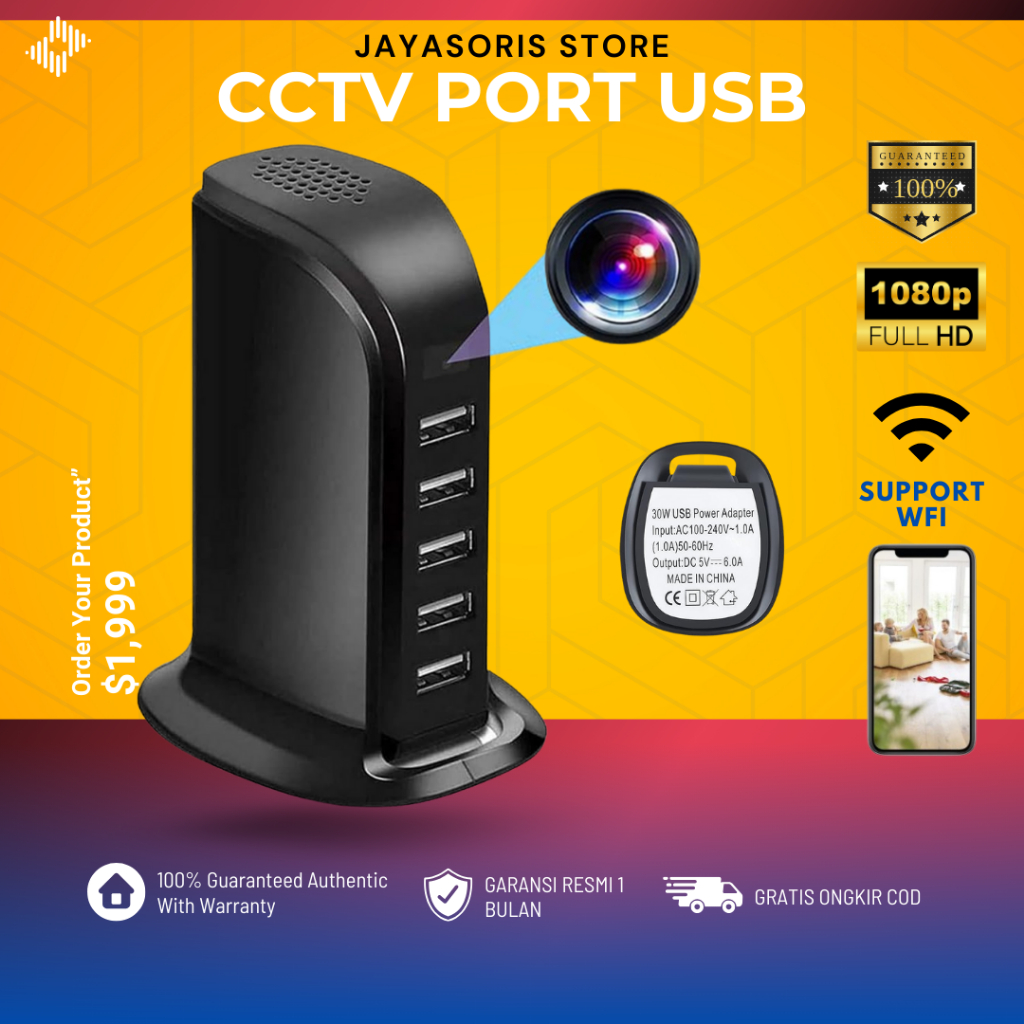 Jual CCTV MINI TERSEMBUNYI TANPA KABEL KAMERA PENGINTAI KECIL