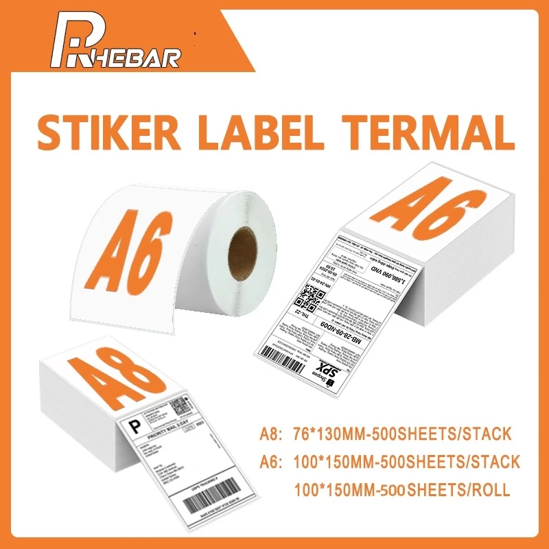 Sticker Thermal A6 (500 lbr)