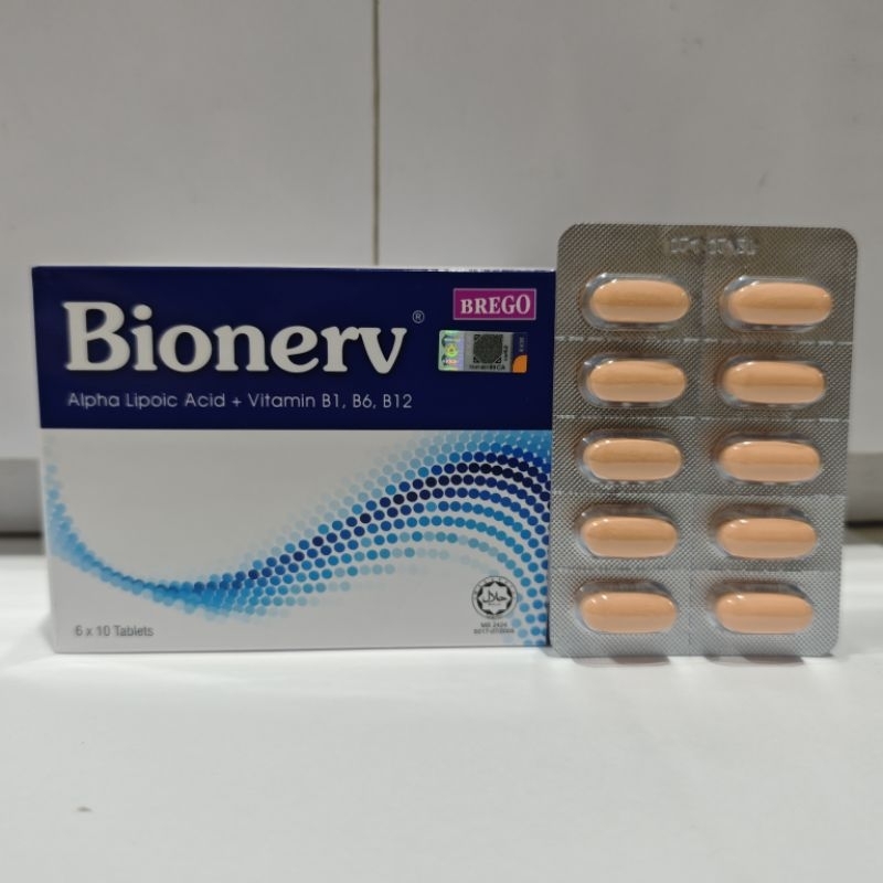 Jual STRIP Bionerv multivitamin ( isi 10 kapsul )alpha lipoic acid ...
