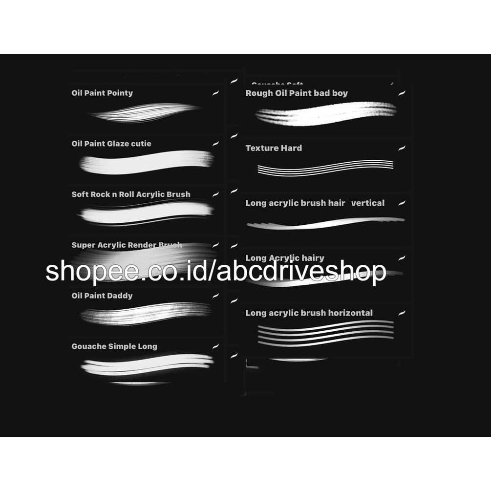 Jual Procreate Brush - 35 Painting Brushes | Shopee Indonesia
