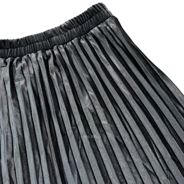 Me Amo Rok Wanita Plisket Bludru Velvet Premium
