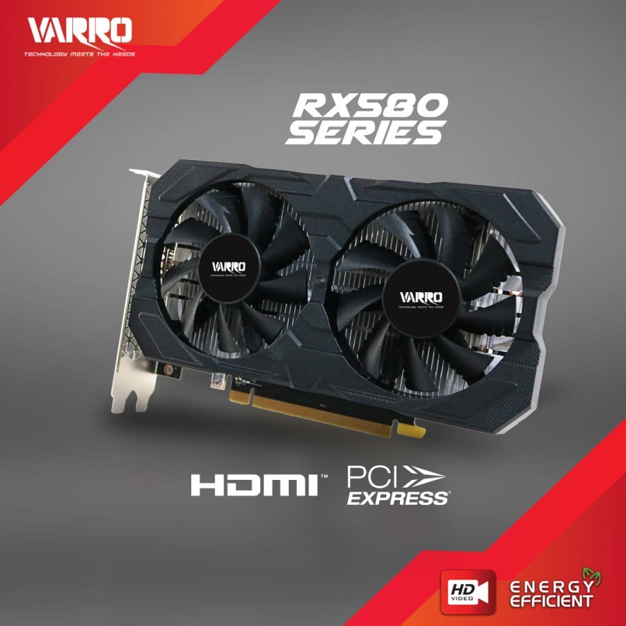 Jual VGA VARRO AMD RX 580 8GB GDDR5 256BIT | Shopee Indonesia