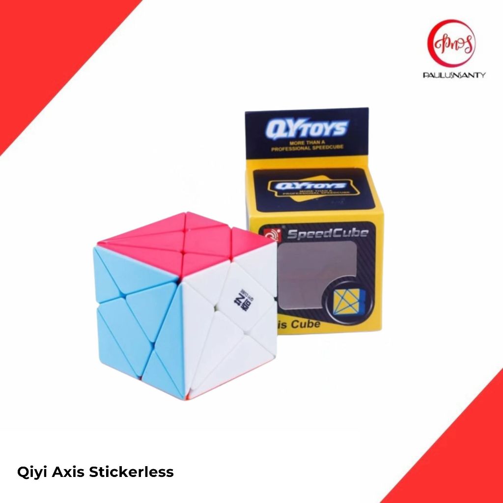Jual [PNS] Cube Puzzle Axis Qiyi Axis Cube Stickerless Original ...