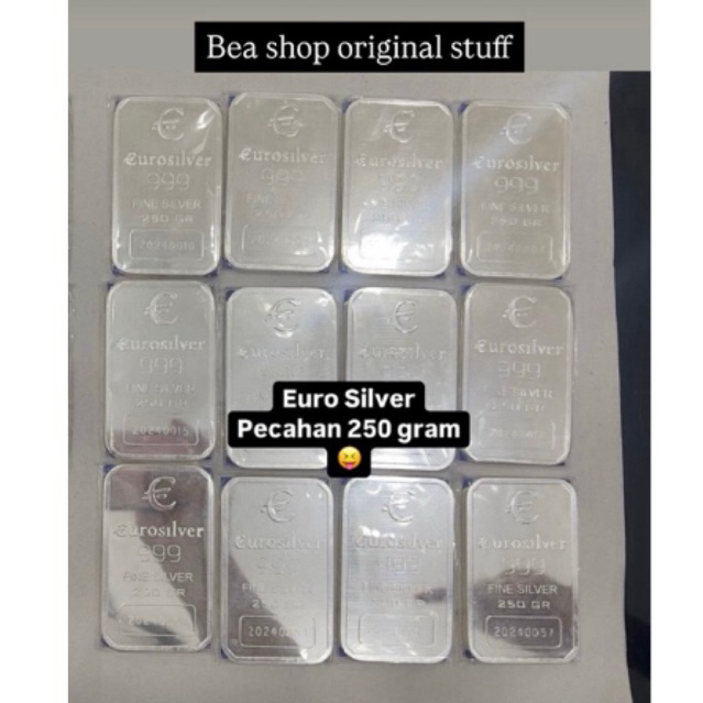 Jual EURO SILVER PECAHAN 250 GR | Shopee Indonesia