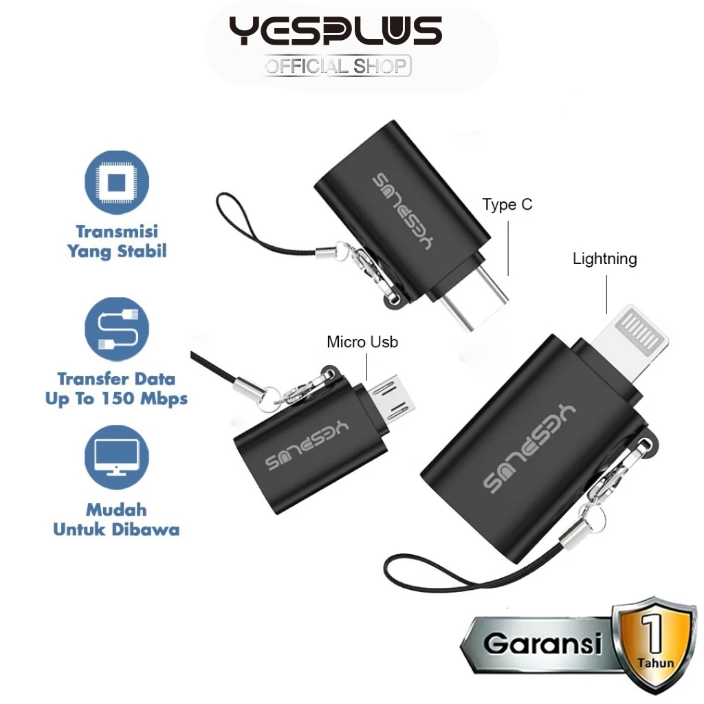 Jual Otg USB YESPLUS YS-1407 Flash Driver For Smart Phone For Micro ...