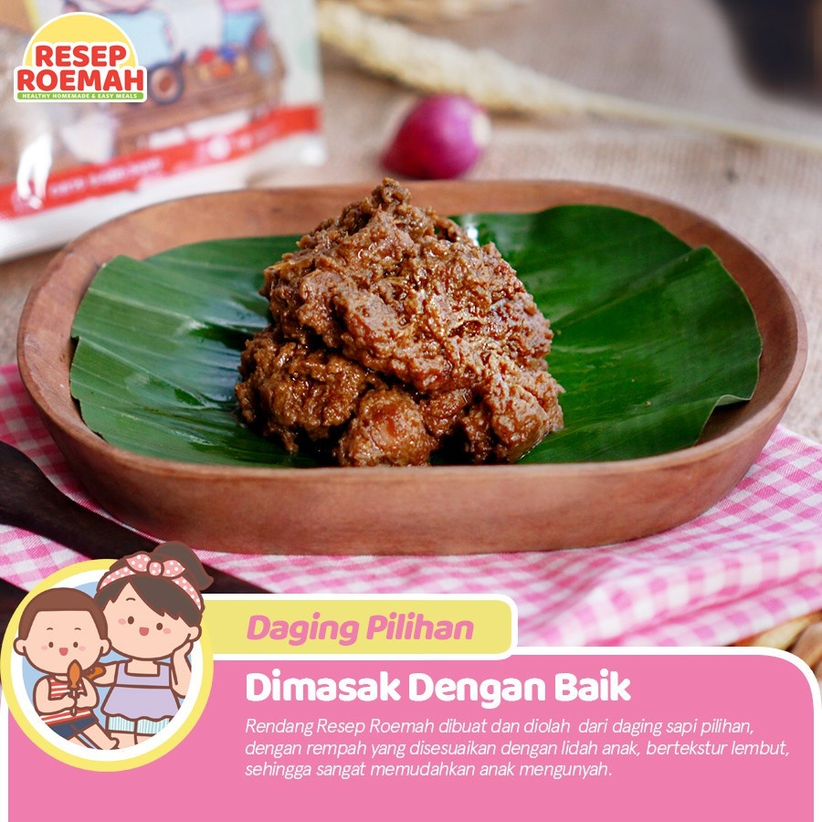 Jual Resep Roemah Rendang Daging / Frozen Food Balita Homemade / No MSG ...